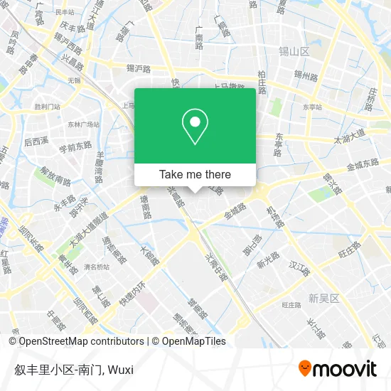 叙丰里小区-南门 map