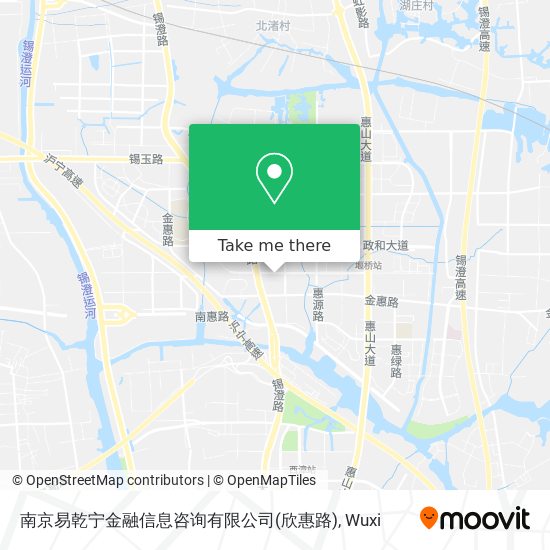 南京易乾宁金融信息咨询有限公司(欣惠路) map