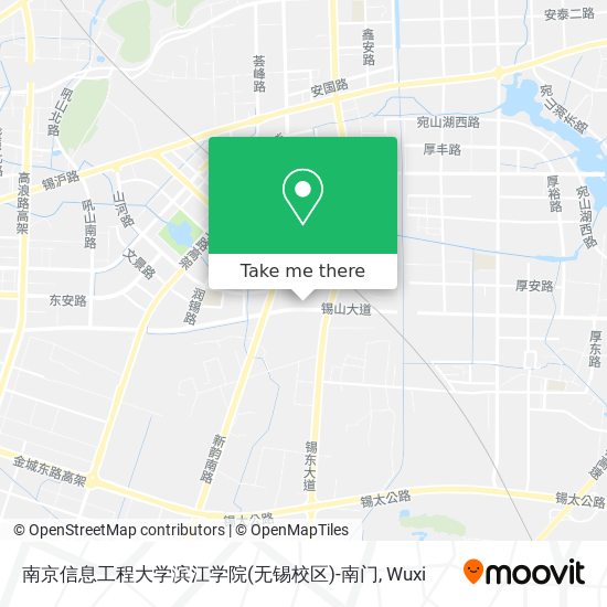 南京信息工程大学滨江学院(无锡校区)-南门 map