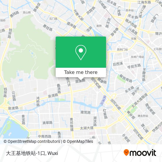 大王基地铁站-1口 map