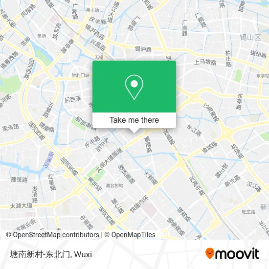 塘南新村-东北门 map