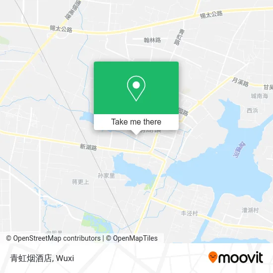 青虹烟酒店 map