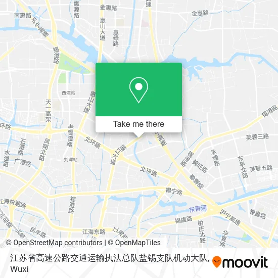江苏省高速公路交通运输执法总队盐锡支队机动大队 map