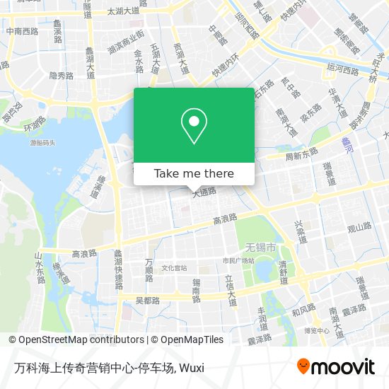 万科海上传奇营销中心-停车场 map