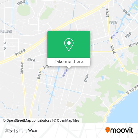 富安化工厂 map