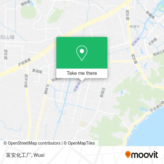 富安化工厂 map