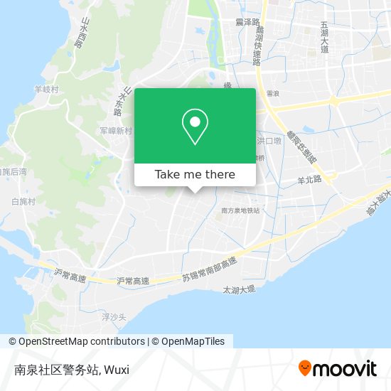 南泉社区警务站 map