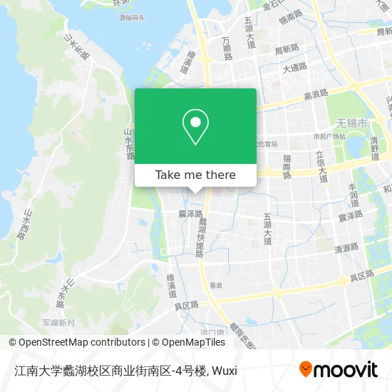 江南大学蠡湖校区商业街南区-4号楼 map