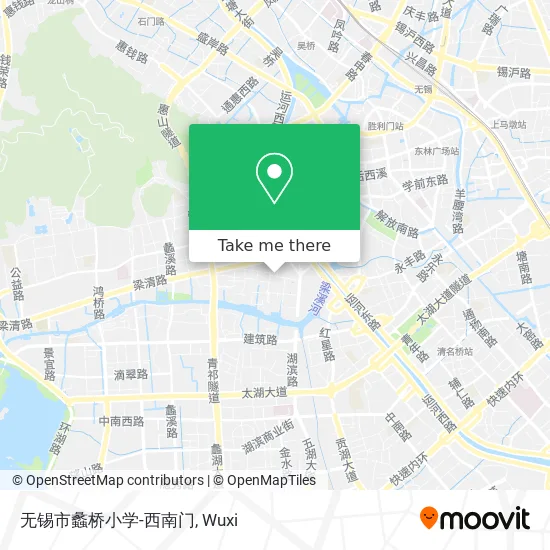 无锡市蠡桥小学-西南门 map