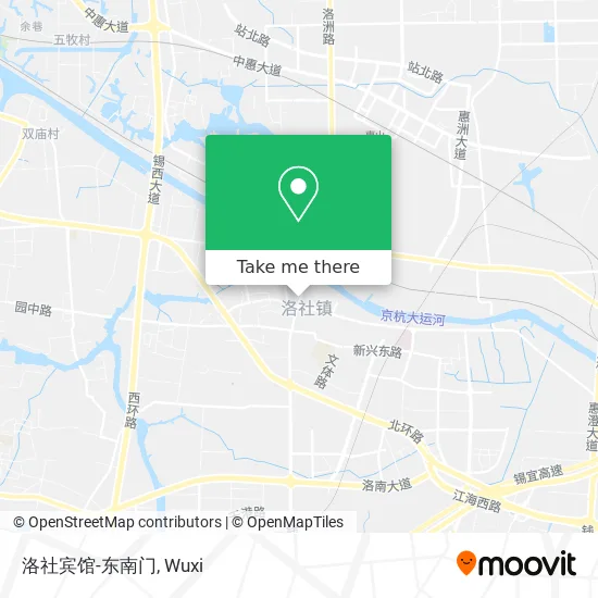 洛社宾馆-东南门 map