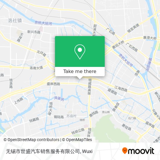 无锡市世盛汽车销售服务有限公司 map