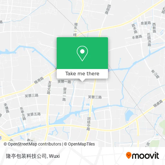 隆亭包装科技公司 map
