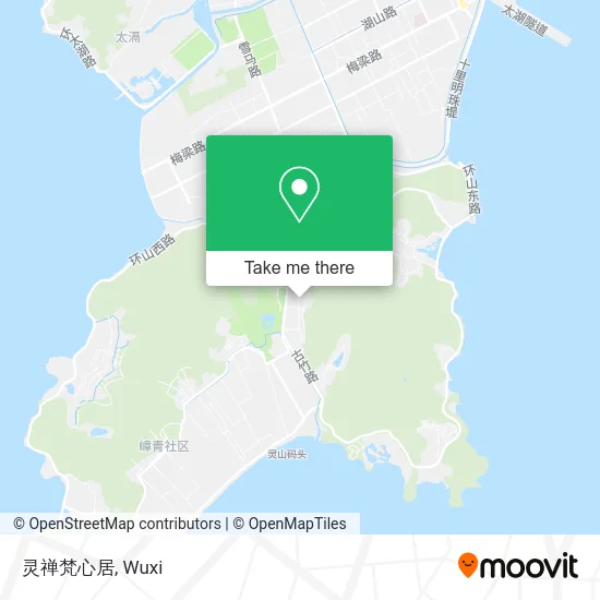 灵禅梵心居 map