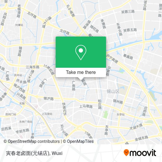 寅春老卤面(元锡店) map