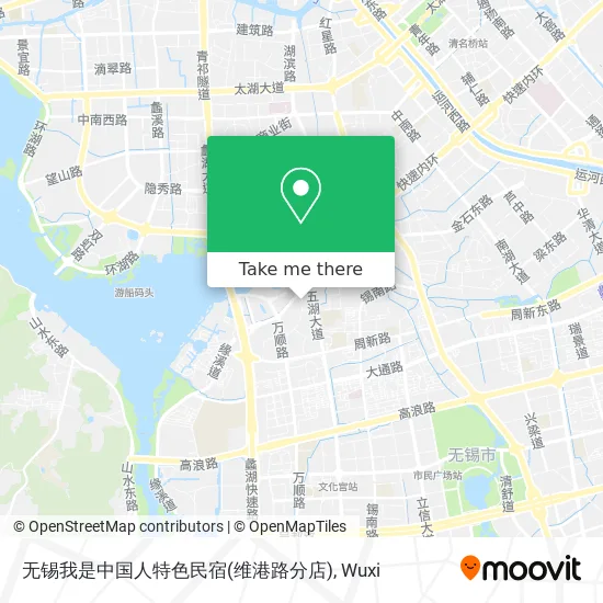 无锡我是中国人特色民宿(维港路分店) map