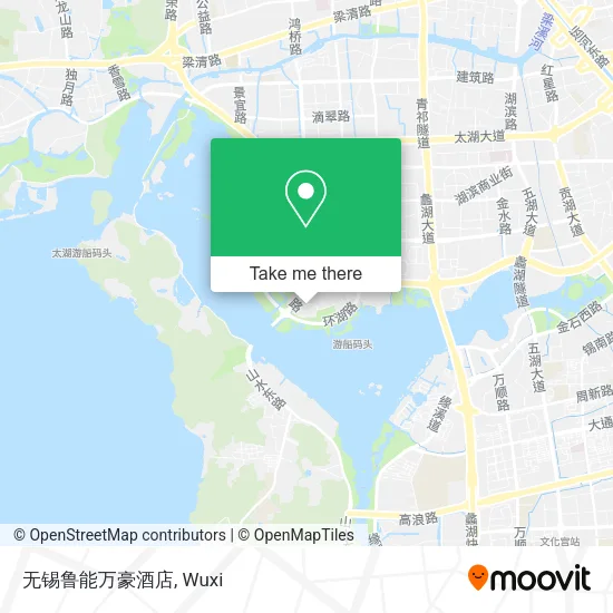 无锡鲁能万豪酒店 map