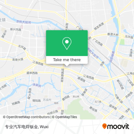 专业汽车电焊钣金 map