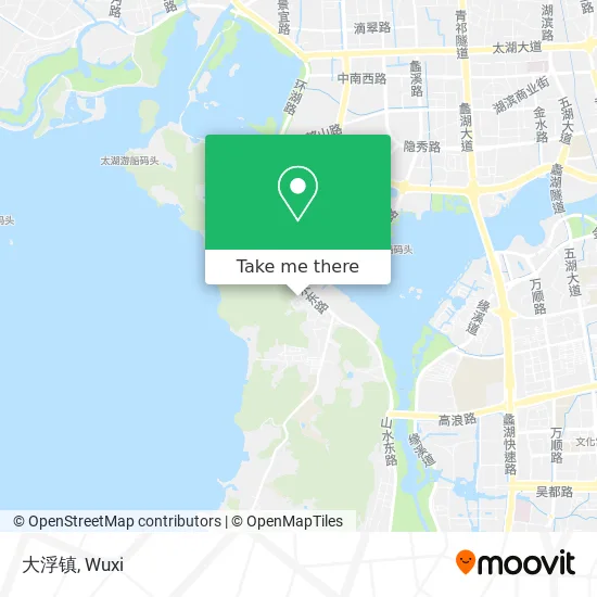 大浮镇 map