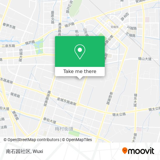 南石园社区 map