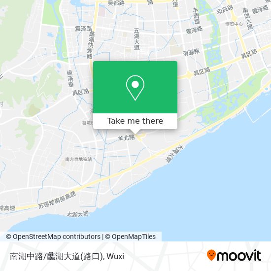 南湖中路/蠡湖大道(路口) map