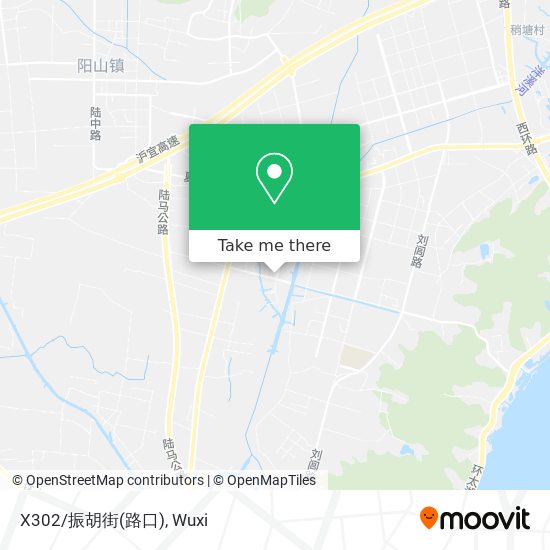 X302/振胡街(路口) map