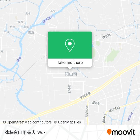 张栋良曰用品店 map