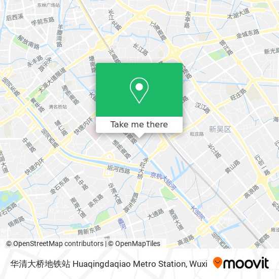 华清大桥地铁站 Huaqingdaqiao Metro Station map