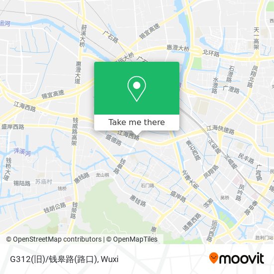 G312(旧)/钱皋路(路口) map