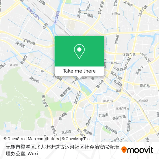 无锡市梁溪区北大街街道古运河社区社会治安综合治理办公室 map