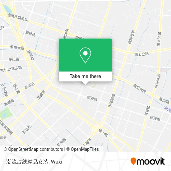 潮流占线精品女装 map