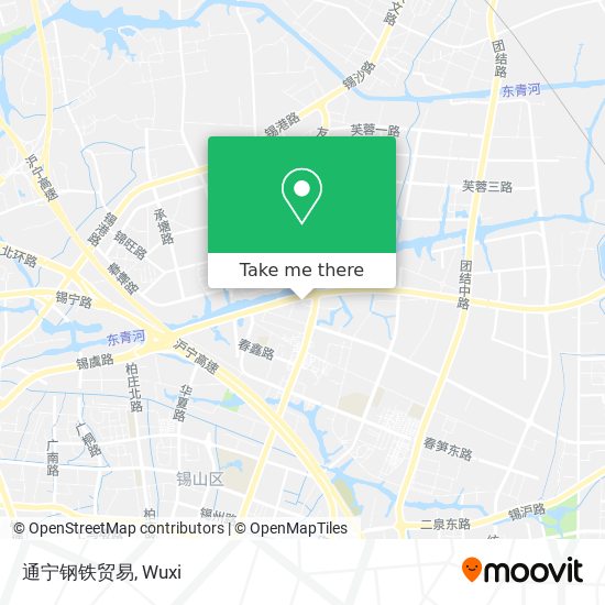 通宁钢铁贸易 map