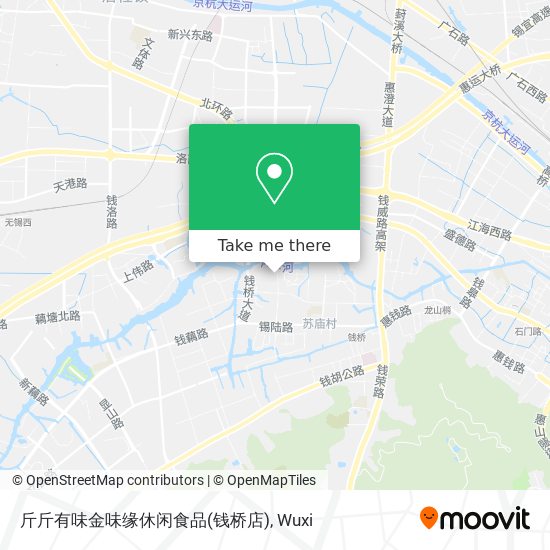 斤斤有味金味缘休闲食品(钱桥店) map