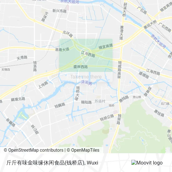 斤斤有味金味缘休闲食品(钱桥店) map