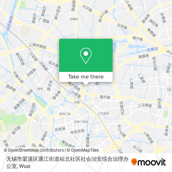 无锡市梁溪区通江街道站北社区社会治安综合治理办公室 map