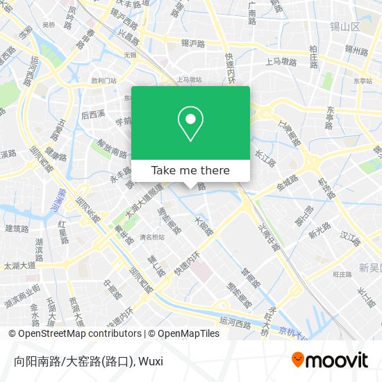 向阳南路/大窑路(路口) map