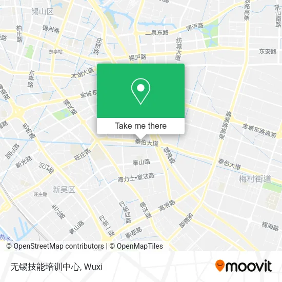 无锡技能培训中心 map