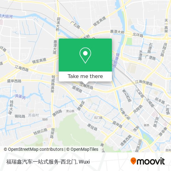 福瑞鑫汽车一站式服务-西北门 map
