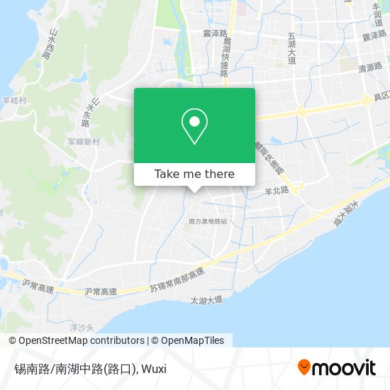 锡南路/南湖中路(路口) map