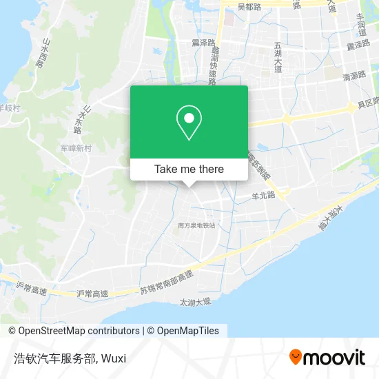浩钦汽车服务部 map