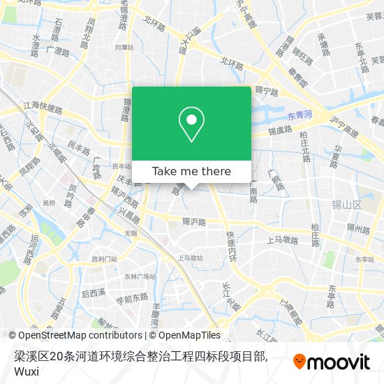 梁溪区20条河道环境综合整治工程四标段项目部 map