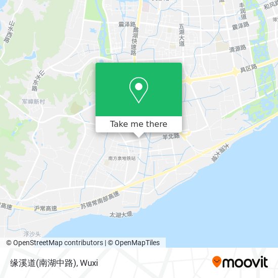 缘溪道(南湖中路) map