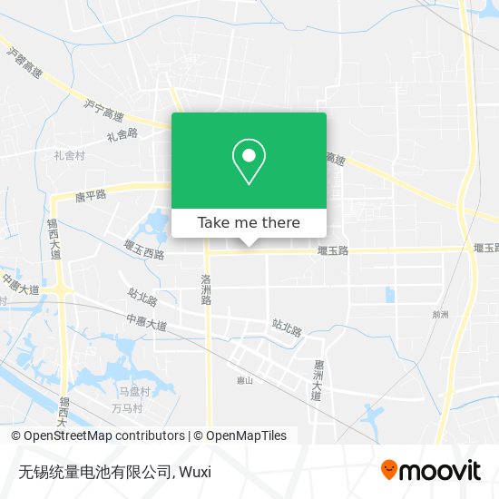 无锡统量电池有限公司 map