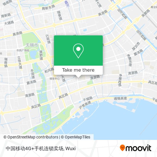 中国移动4G+手机连锁卖场 map