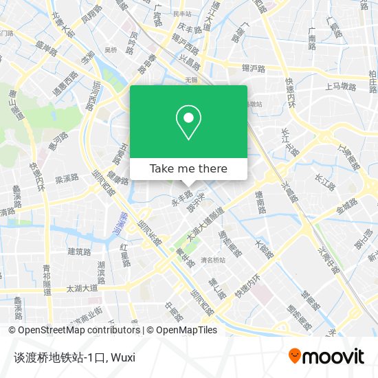 谈渡桥地铁站-1口 map