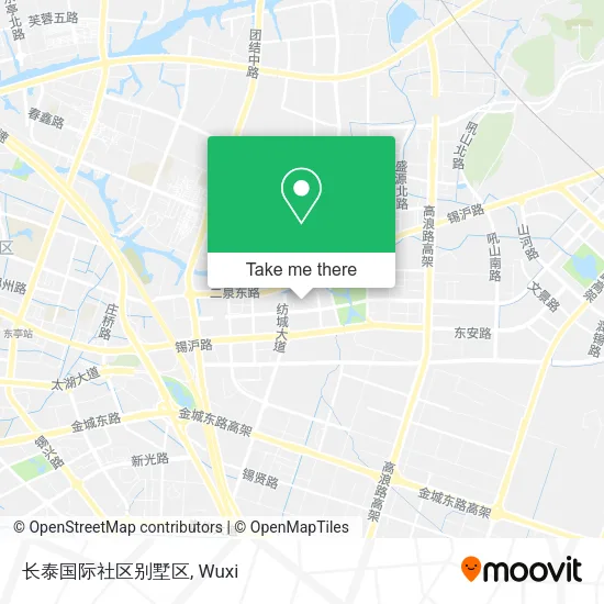 长泰国际社区别墅区 map