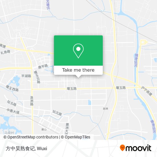方中昊熟食记 map