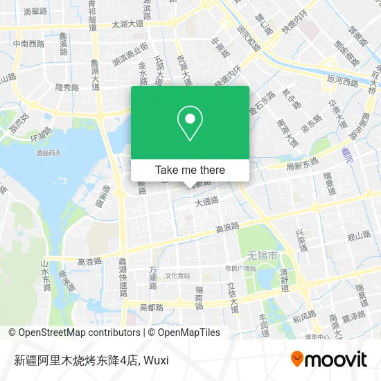 新疆阿里木烧烤东降4店 map