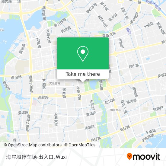 海岸城停车场-出入口 map