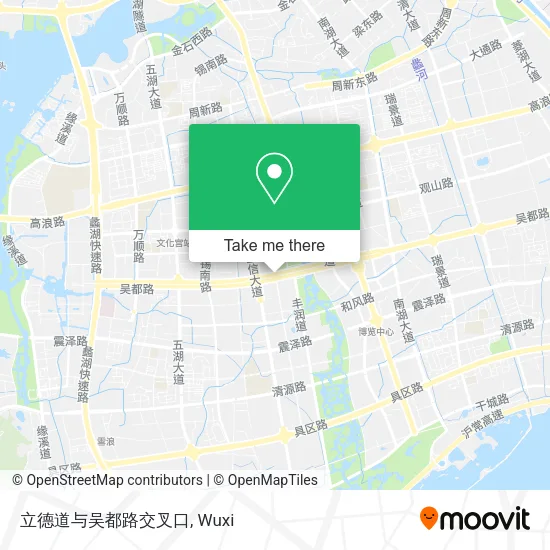 立德道与吴都路交叉口 map