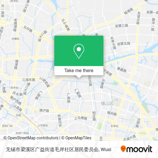 无锡市梁溪区广益街道毛岸社区居民委员会 map